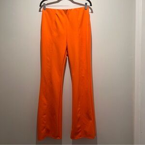 Iris Boot Cut‎ Flare pants, Neon Orange, Size L